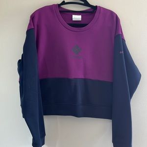 Columbia cropped sweatshirt L